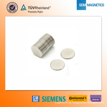 D12 * 1 mm N42 Neodym-Magnet